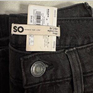 SO Women’s Black Baggy Jeans